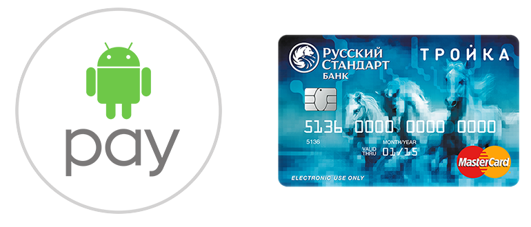Карта Тройка и Android Pay