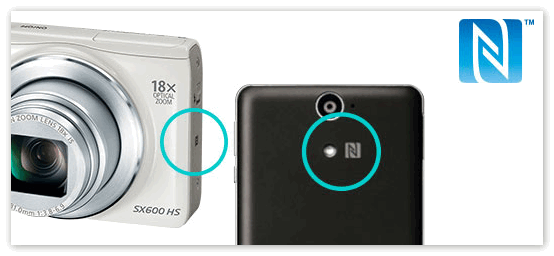 NFC технология в фотоаппарате