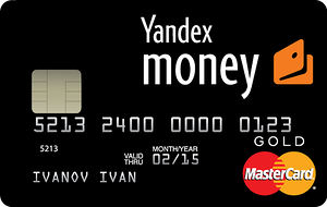 Карта Яндекс Деньги